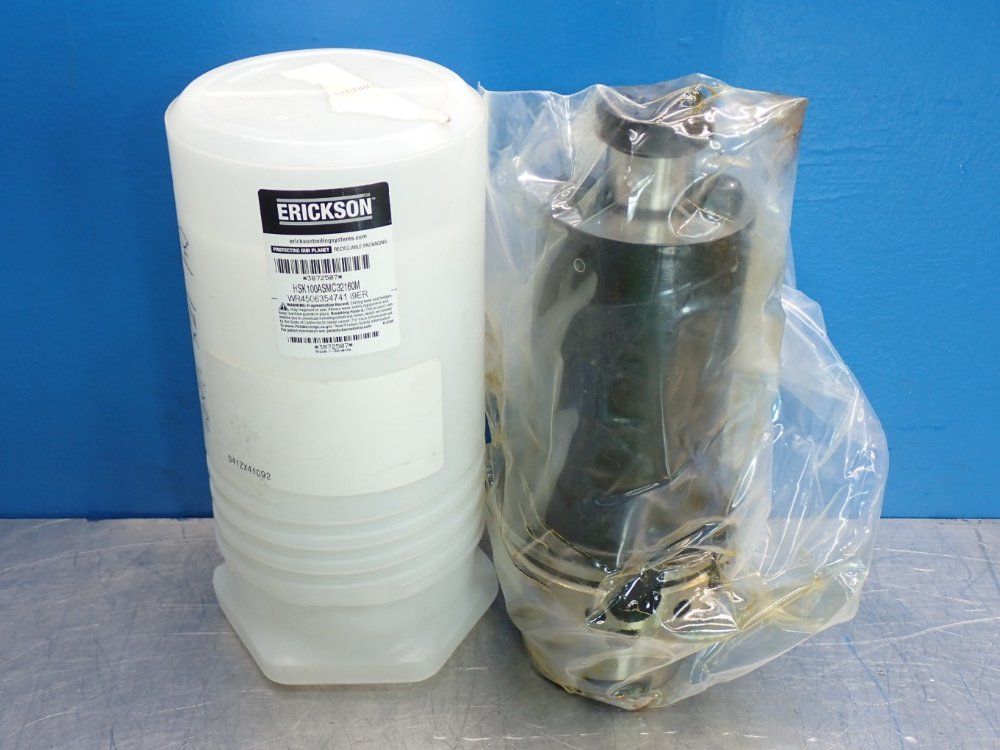 Erickson Shell Mill Holder Hsk100a Taper - Hsk100asmc32160m