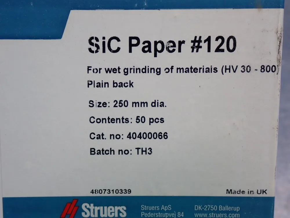 Struers Sic Sanding Grit Paper 50pcs - 40400066