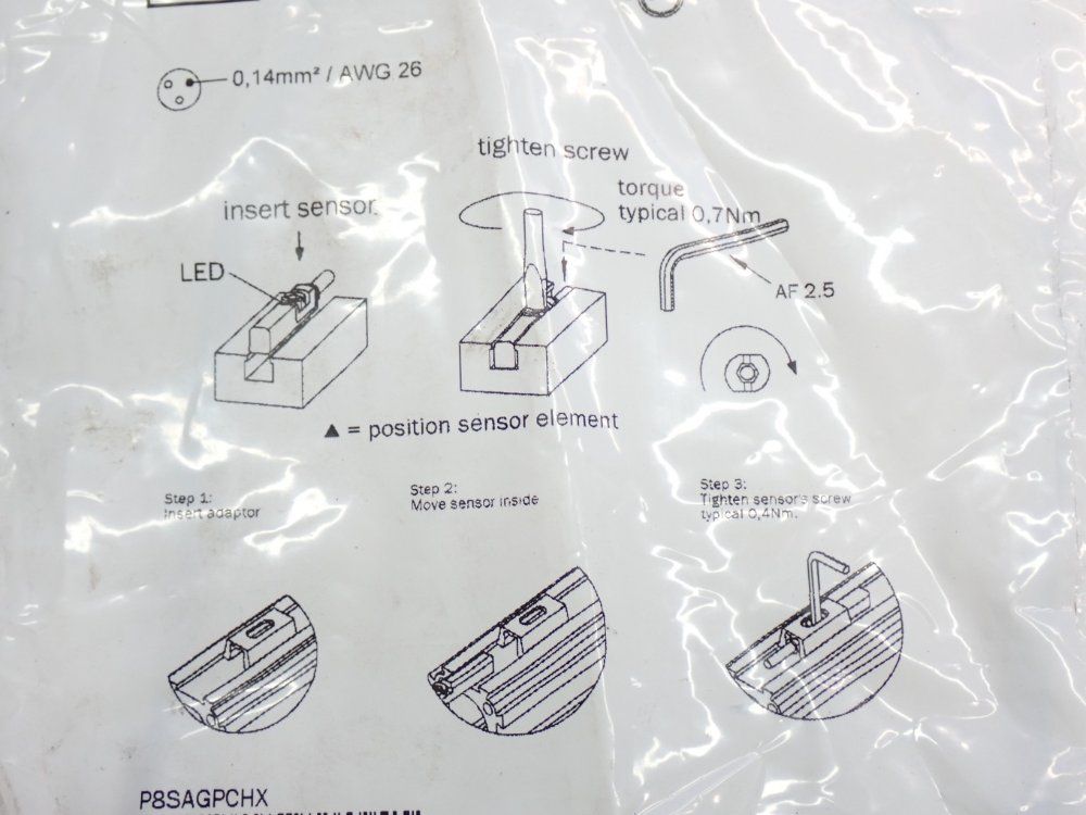 Parker 0.3m Pigtail To M8 Qd Current Sensor - P8sagpchx