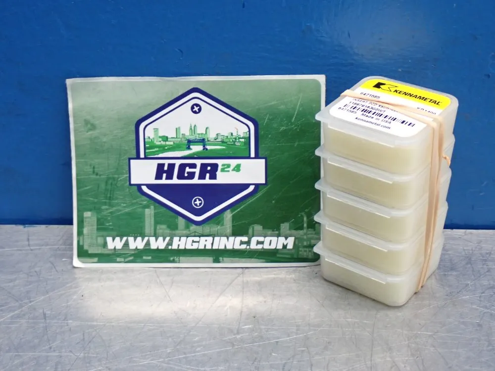 Kennametal Carbide Kc850 Grooving Insert, 5pcs - 6471585