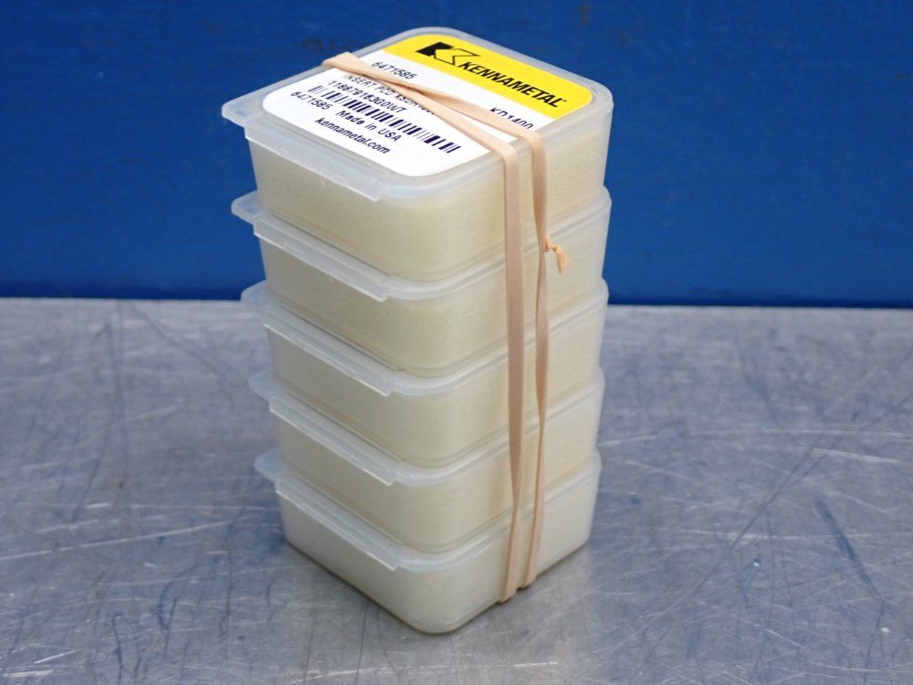 Kennametal Carbide Kc850 Grooving Insert, 5pcs - 6471585