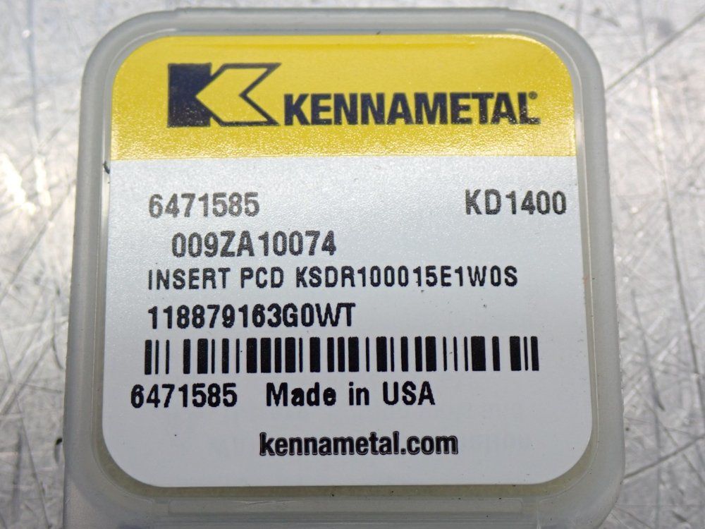 Kennametal Carbide Kc850 Grooving Insert, 5pcs - 6471585