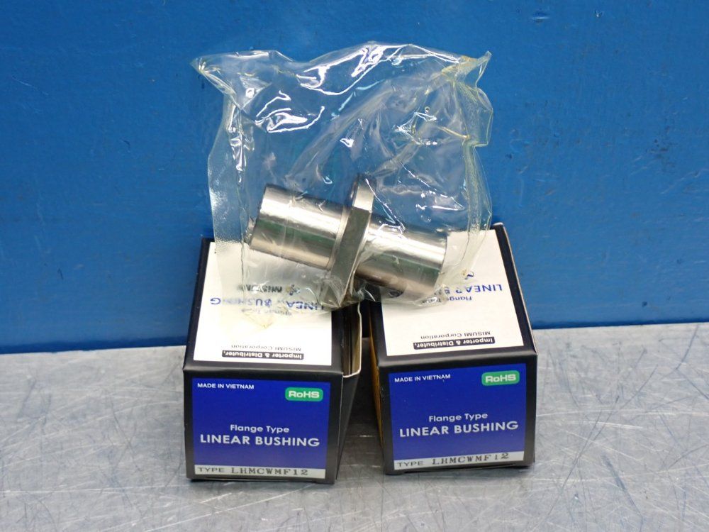 Misumi Center Flanged Linear Ball Bearing, 2pcs - Lhmcwmf12