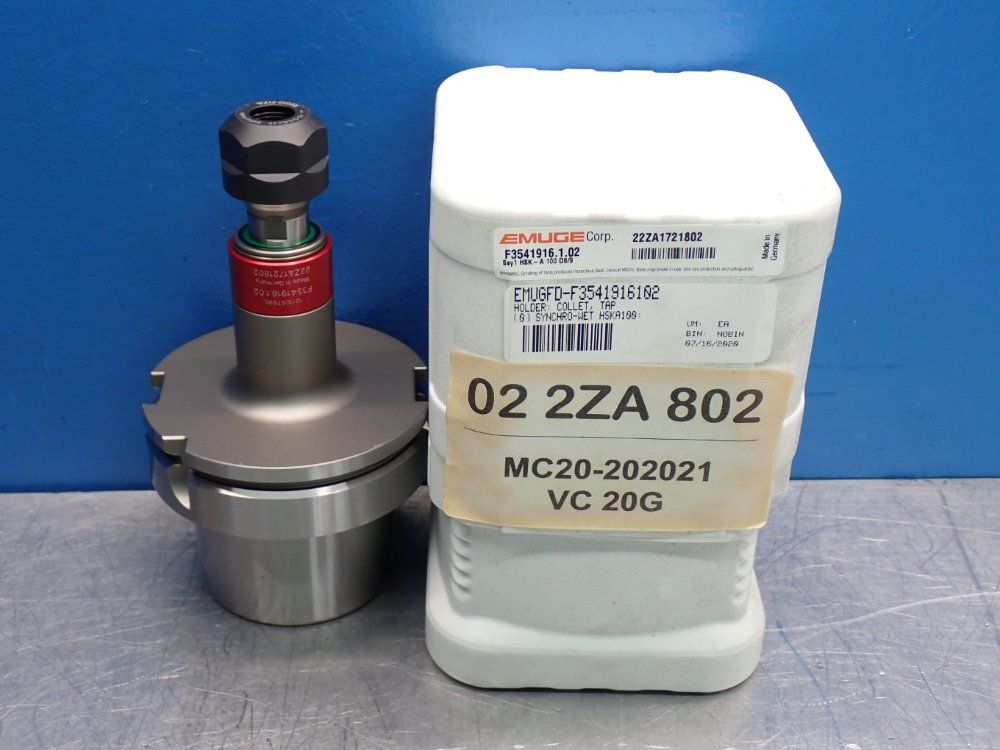 Emuge Corp Quick-change Tap Tool Holder - Hsk-a100din698