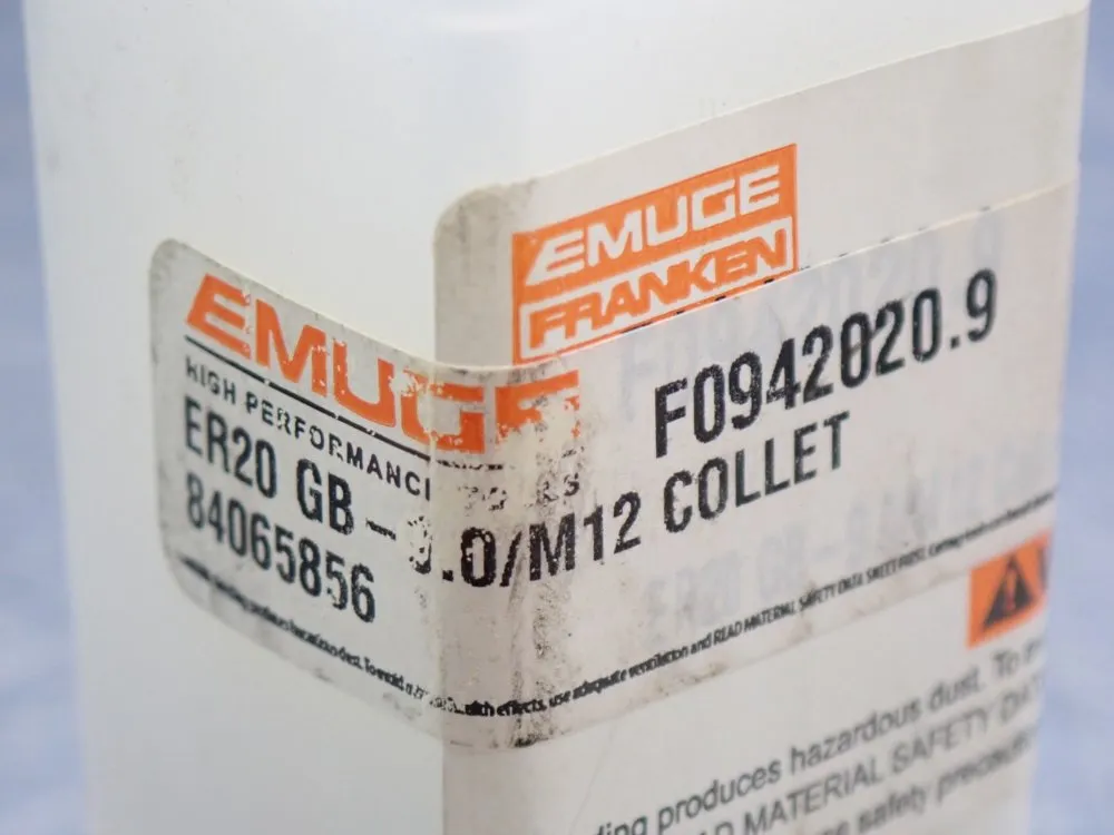 Emuge Franken 100 Bar Max High-performance Collet Er-gb Holder, 2pcs - F0942020.9