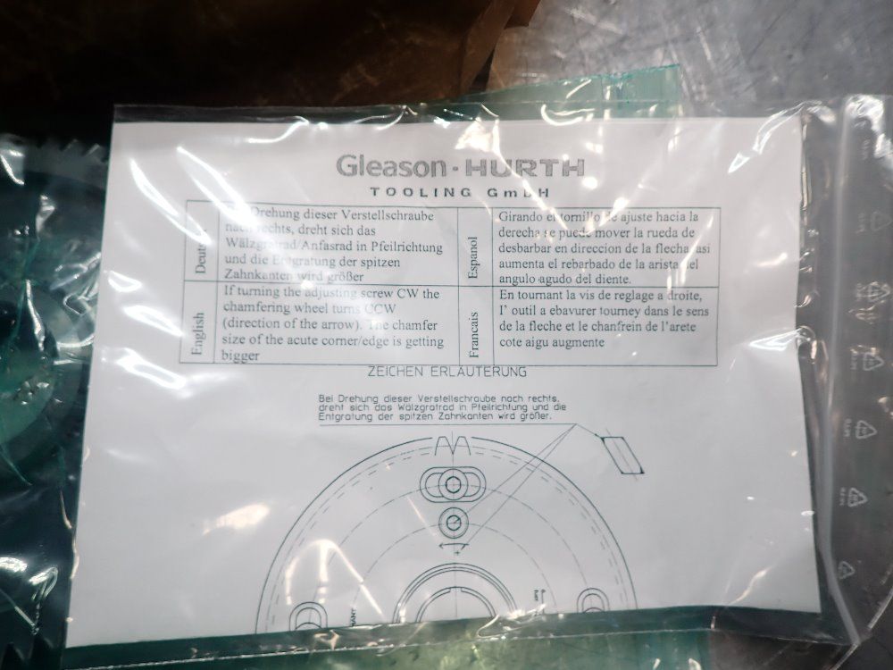 Gleason-hurth Chamfering Tool 34za-17212180 - Gh-1174703-19