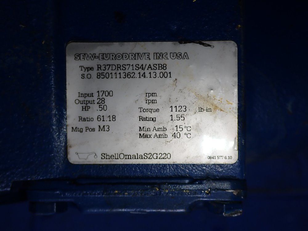 Sew Eurodrive Gear Drive - R37drs71s4/asbb