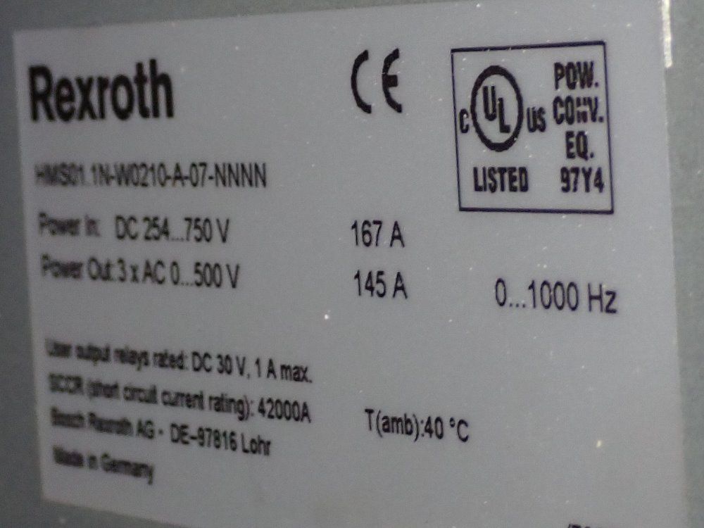Rexroth Rexroth Hm8011nw0210a07nnnn Drive