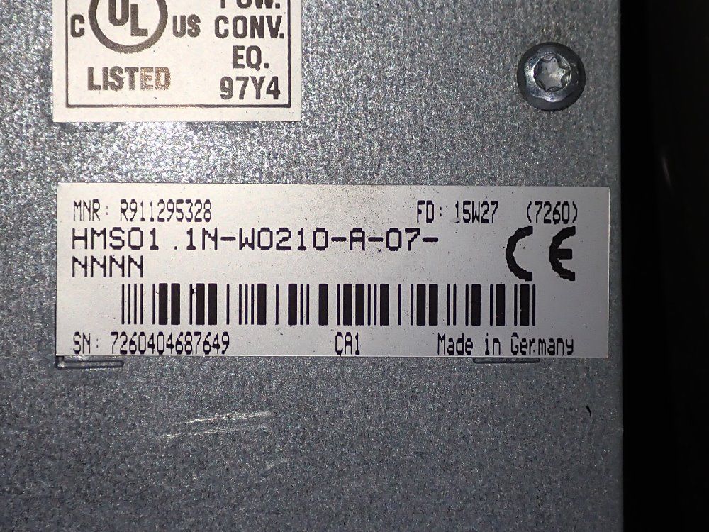 Rexroth Rexroth Hm8011nw0210a07nnnn Drive