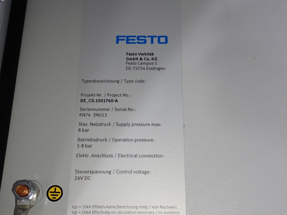 Festo Electrical Cabinet