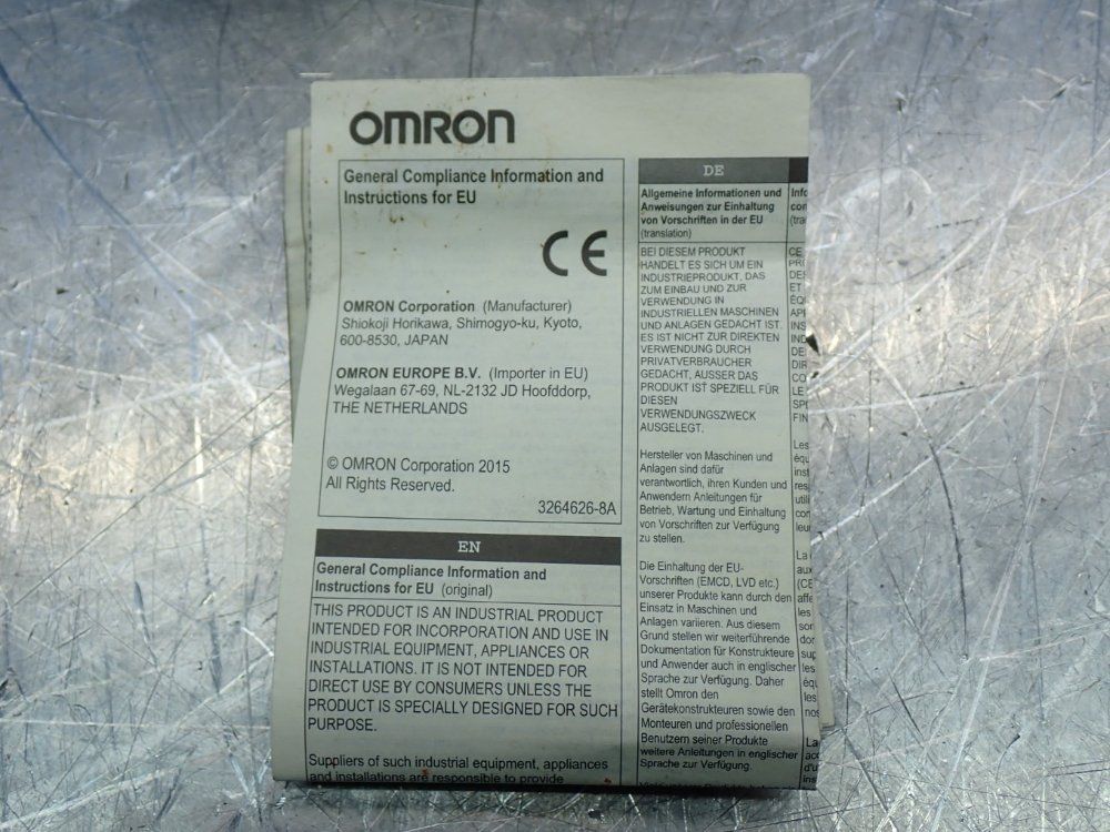 Omron Switch Mode Power Supply - S8vk-g12024