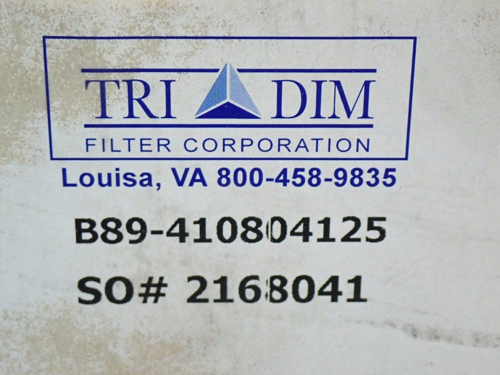 Tridim Hydraulic Filter Element - B89-410804125