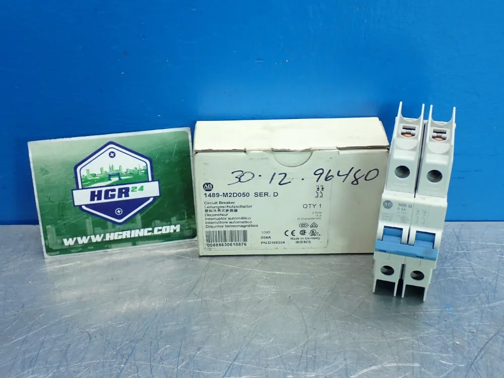 Allen Bradley Ul489 5a Miniature Circuit Breaker - 1489-m2d050