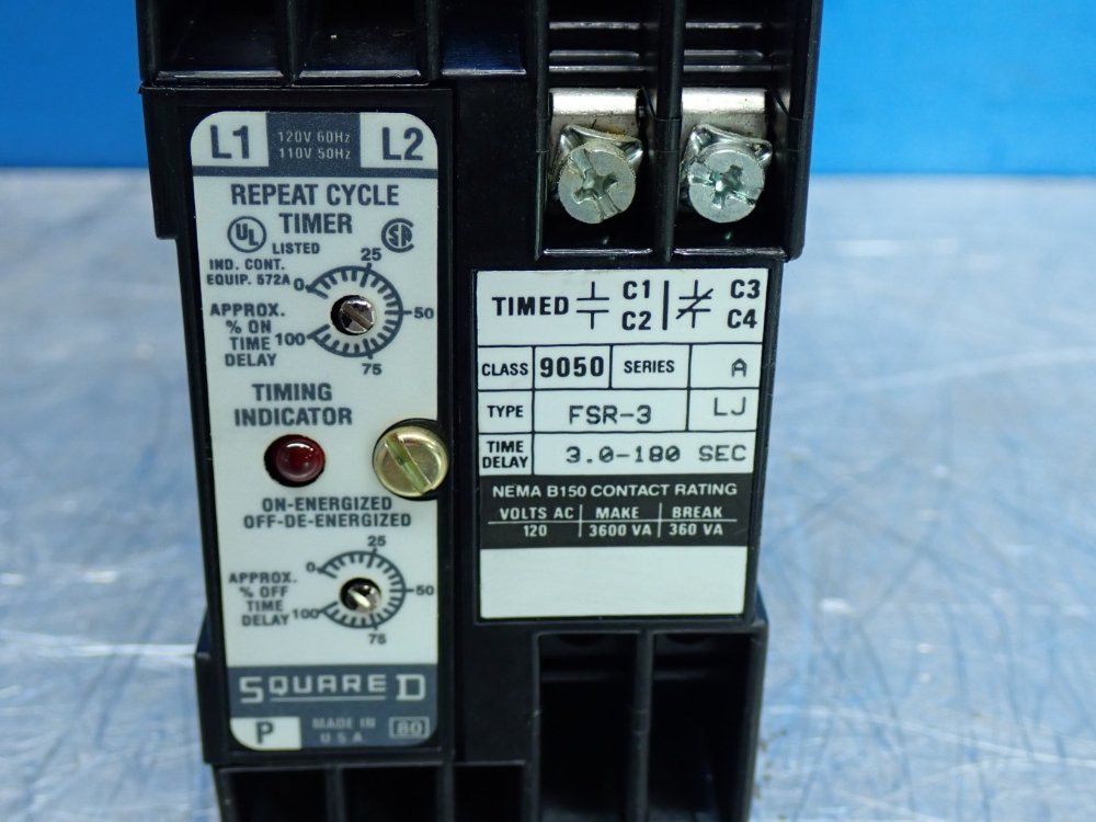 Square D Solid State Timing Relay Module - 9050fsr3