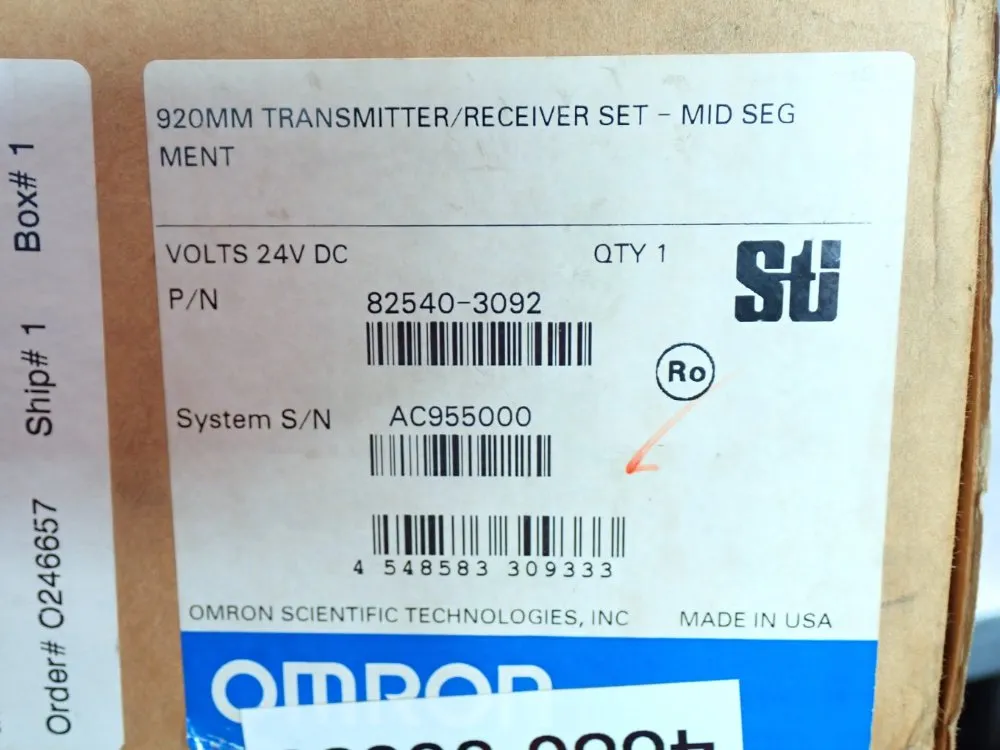 Omron 920mm Light Curtain - 82540-3092