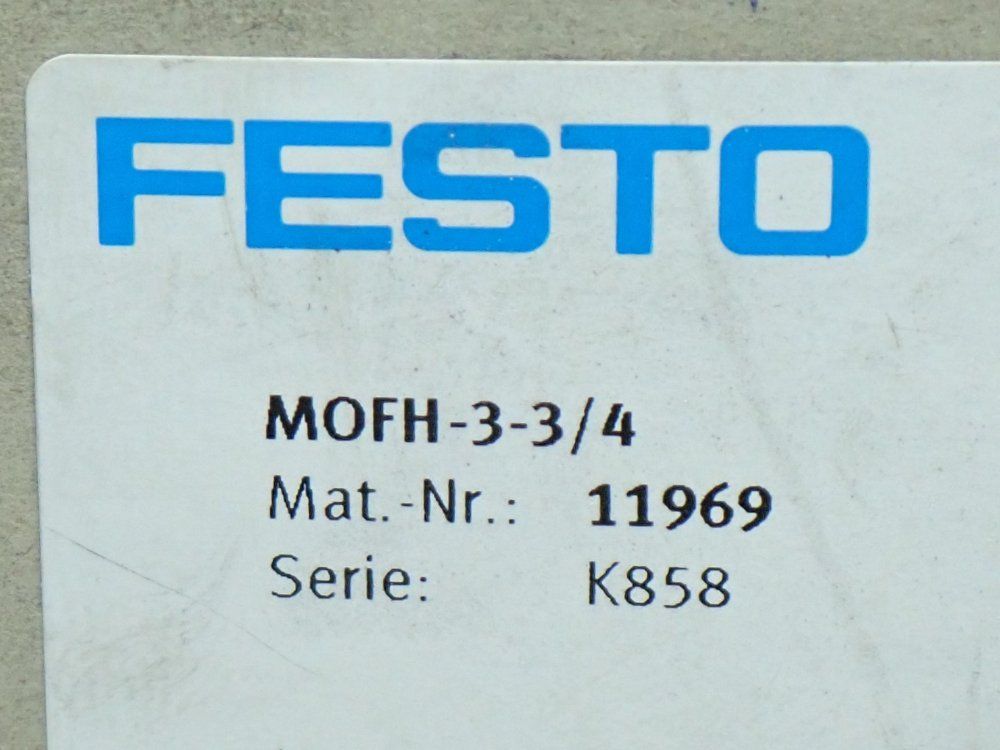 Festo Monostable Air Solenoid Valve Series-k858 - 11969