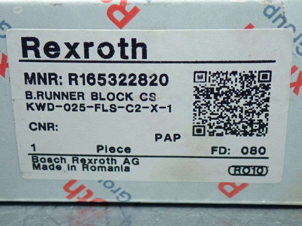 Rexroth Linear Ball Runner Block - R165322820