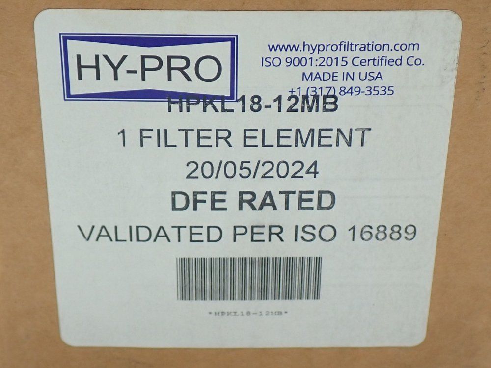 Hy-pro 10-micron Filter Hydraulic Filter Element - Hpkl18-12mb