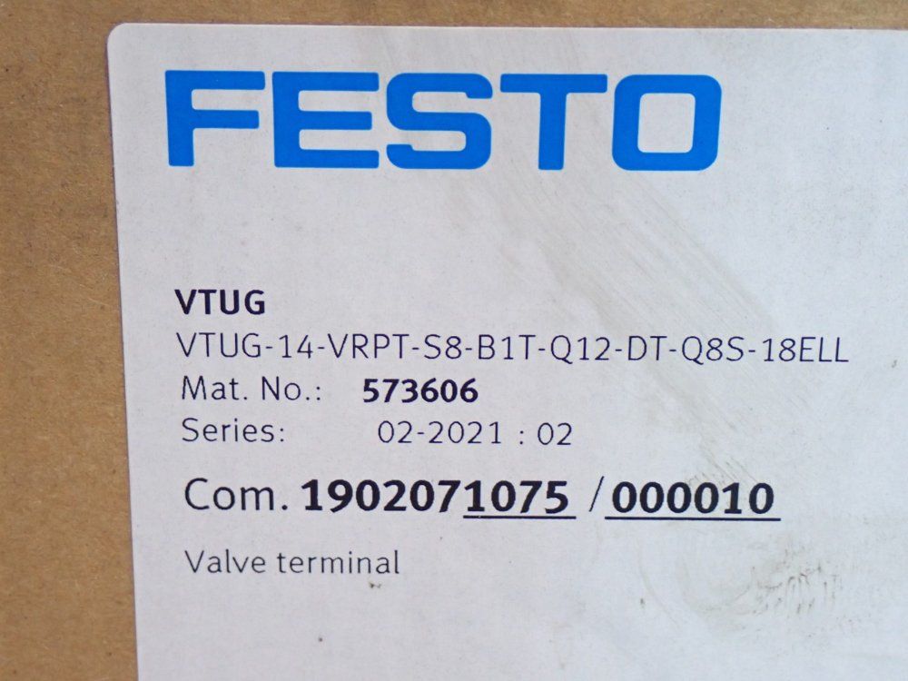 Festo Valve Terminal Manifold Assembly - 573606