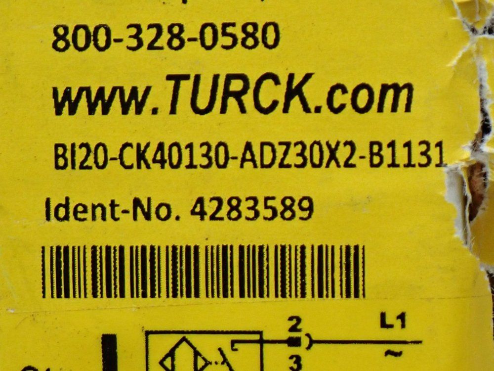 Turck Proximity Switch - 4283589