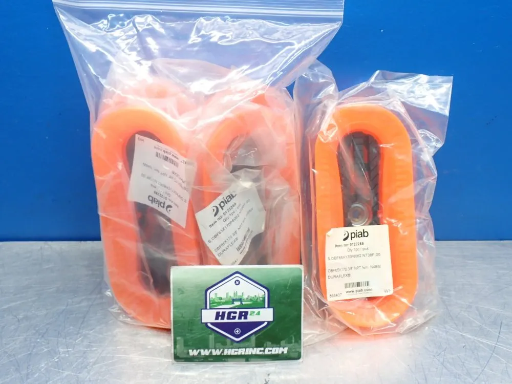 Piab 3/8" Npt Female Vacuum Suction Cup, 5pcs - 0122289