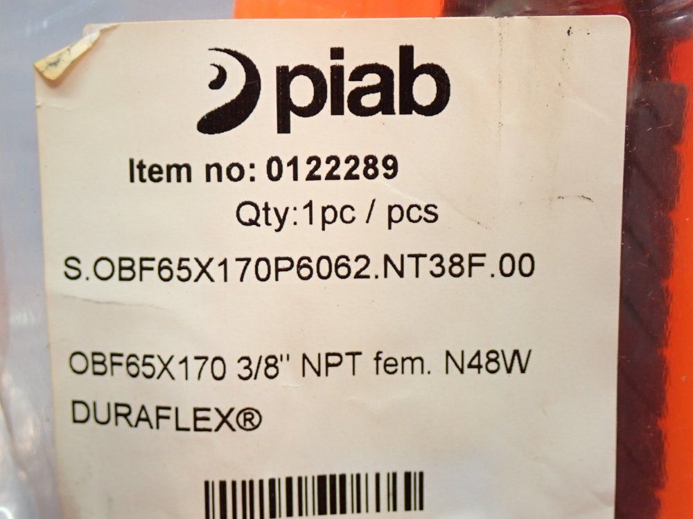 Piab 3/8" Npt Female Vacuum Suction Cup, 5pcs - 0122289