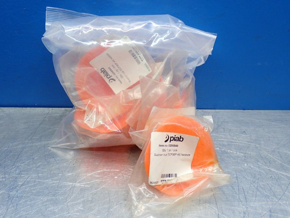 Piab 3/8" Npt Female Polyurethane Suction Cup, 5pcs - 0206540