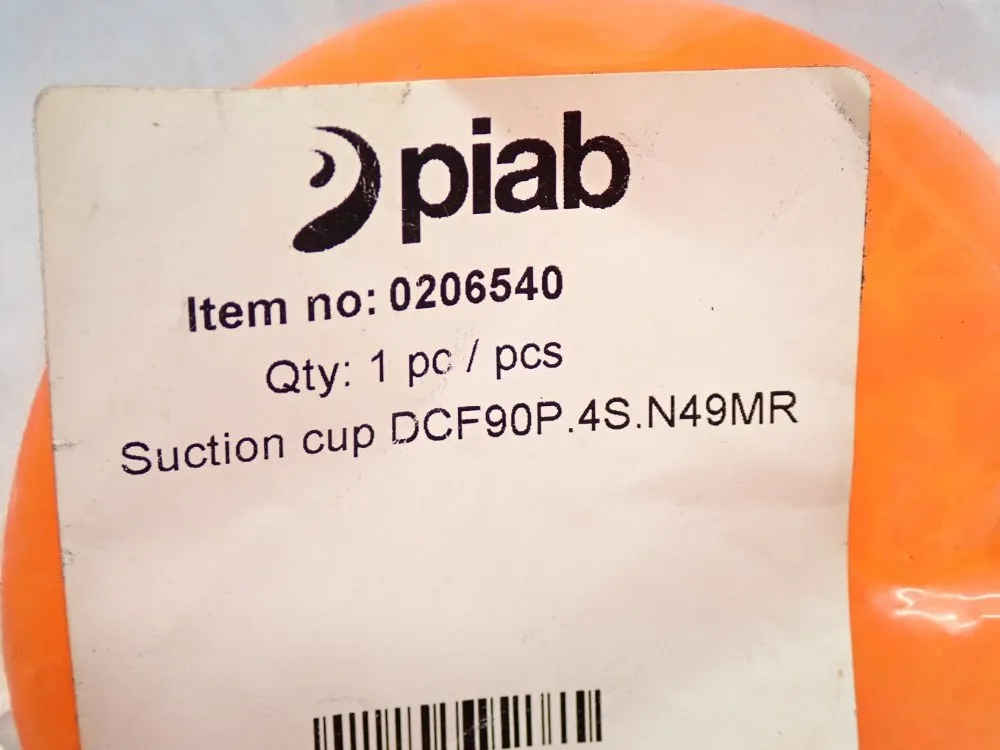 Piab 3/8" Npt Female Polyurethane Suction Cup, 5pcs - 0206540