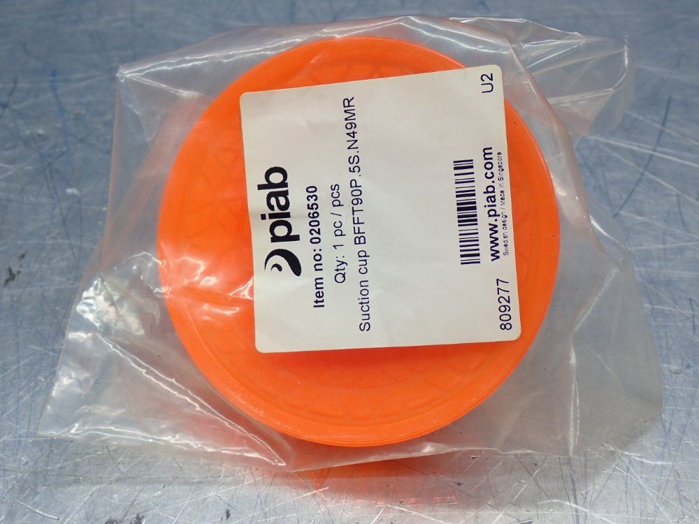 Piab 3/8" Npt Female Polyurethane Vacuum Suction Cups, 5pcs - 0206530