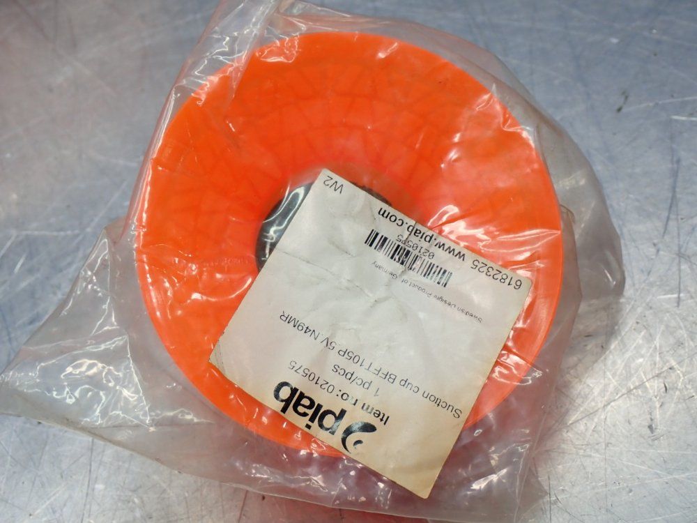 Piab 3/8" Npt Female Polyurethane Suction Cup, 5pcs - 0210575