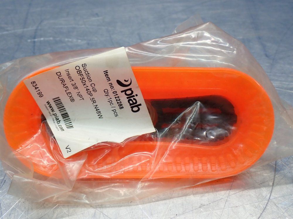 Piab 3/8" Npt Female Polyurethane Vacuum Suction Cups, 5pcs - 0122288