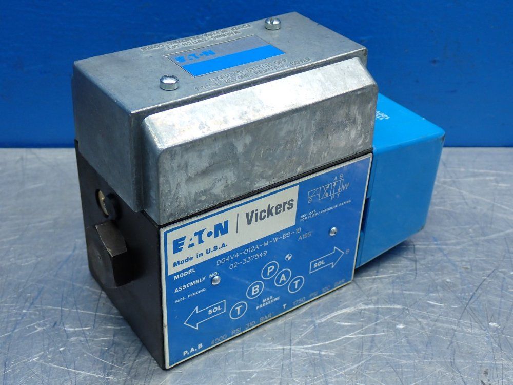 Eaton 4500psi - 310bar Directional Control Valve - Dg4v4-012a-m-w-b5-10
