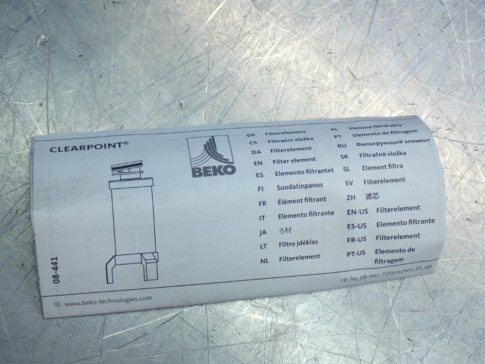 Beko Dryer Filter Cartridge - 4038158