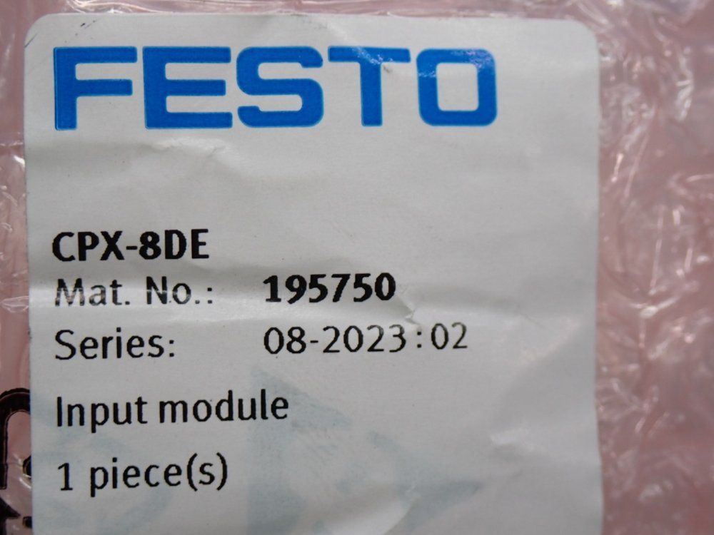 Festo Cpx Series Nput Module 