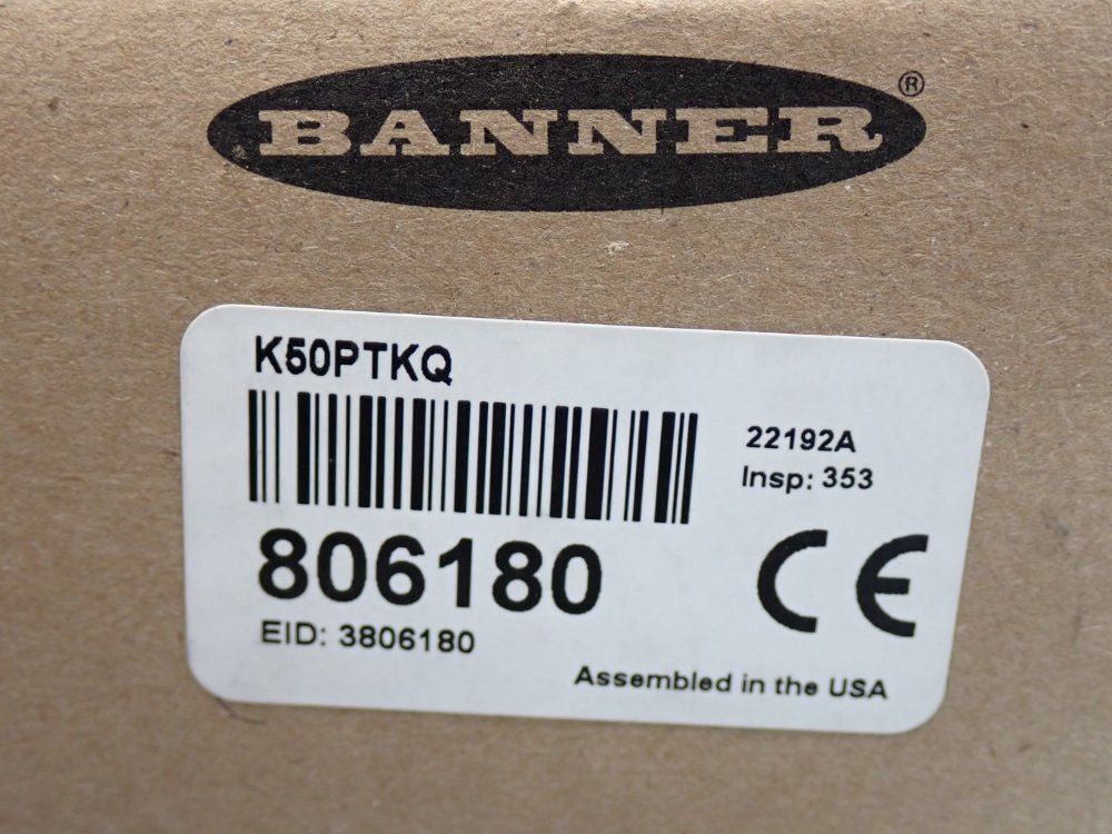 Banner K50ptkq K50 Pro Series Programmable Multicolor Touch Sensor