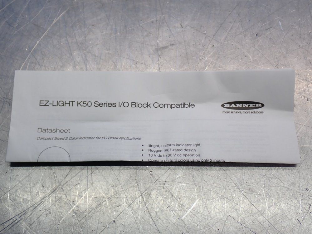 Banner K50 Series Ezlight