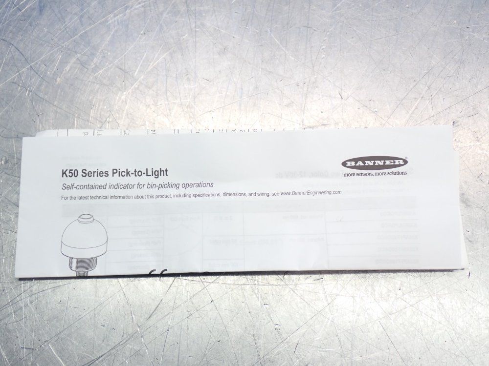 Banner K50 Cseries Ezlight