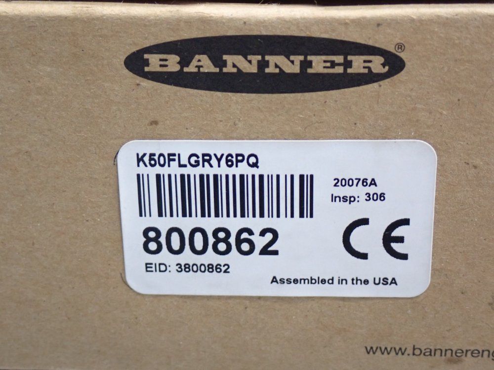 Banner Flat Mount 3color Dome Indicator 