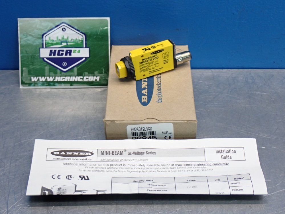 Banner Minibeam Series Industry Standard Sensor Unit