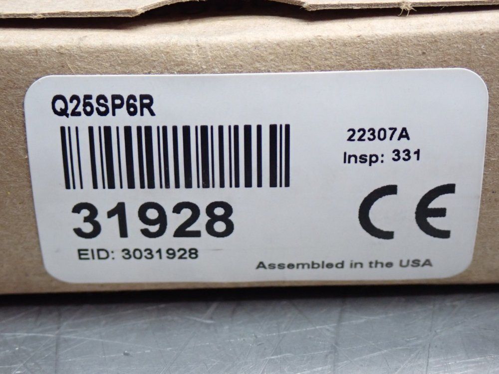 Banner Ezbeam Q25 Series Rightangle Basemount Rectangle Sensor