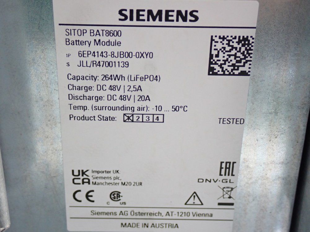 Siemens Uniterruptible Power Supply Battery Module 