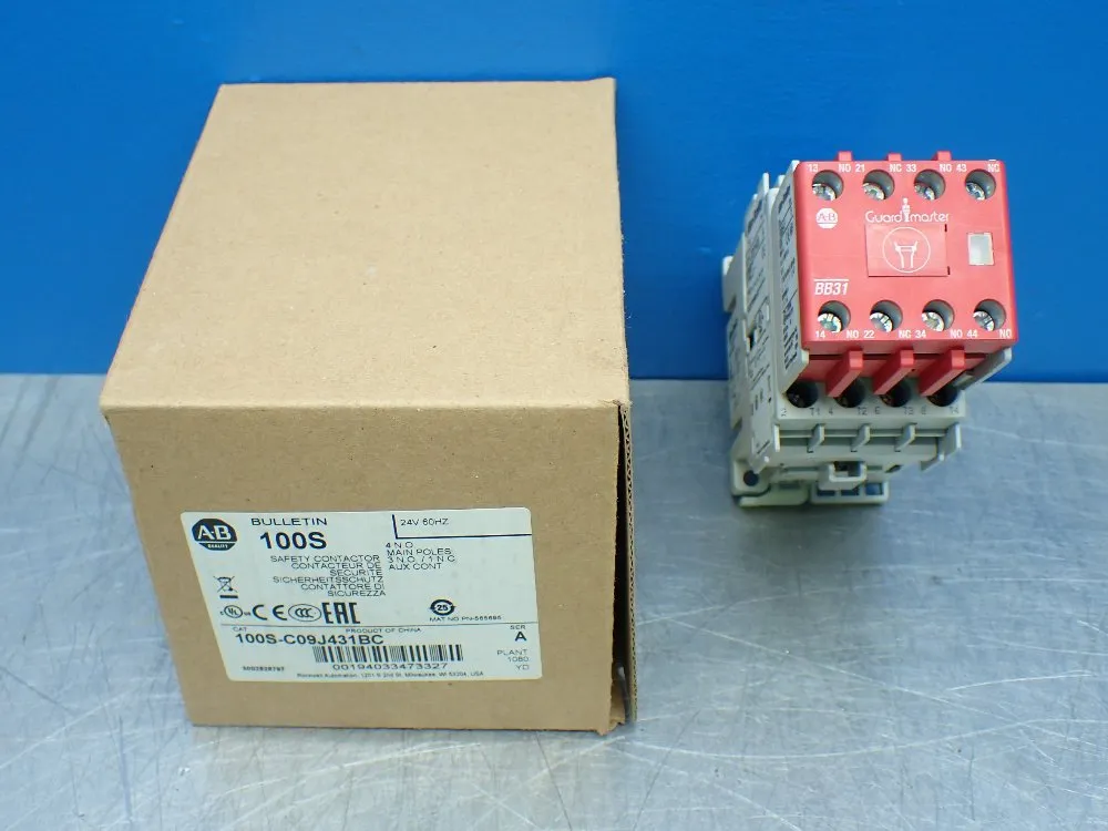 Allen-bradley Guadmaster Safety Contactor - 100s-c09j431bc