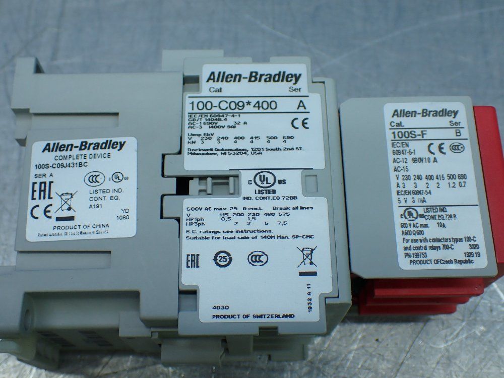 Allen-bradley Guadmaster Safety Contactor - 100s-c09j431bc