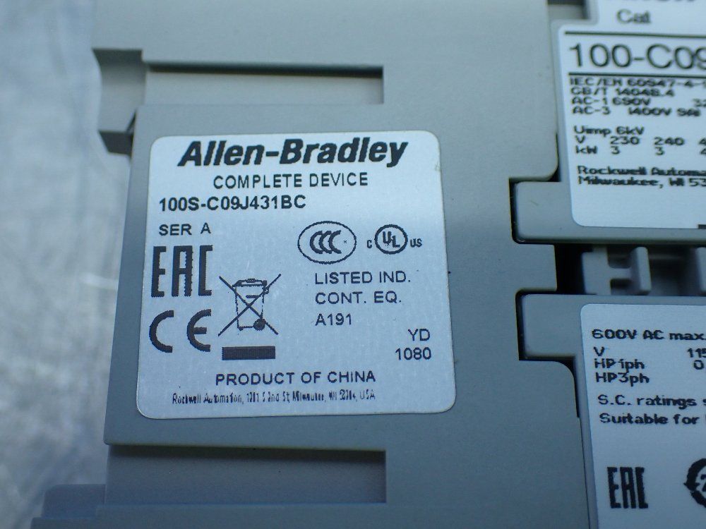 Allen-bradley Guadmaster Safety Contactor - 100s-c09j431bc