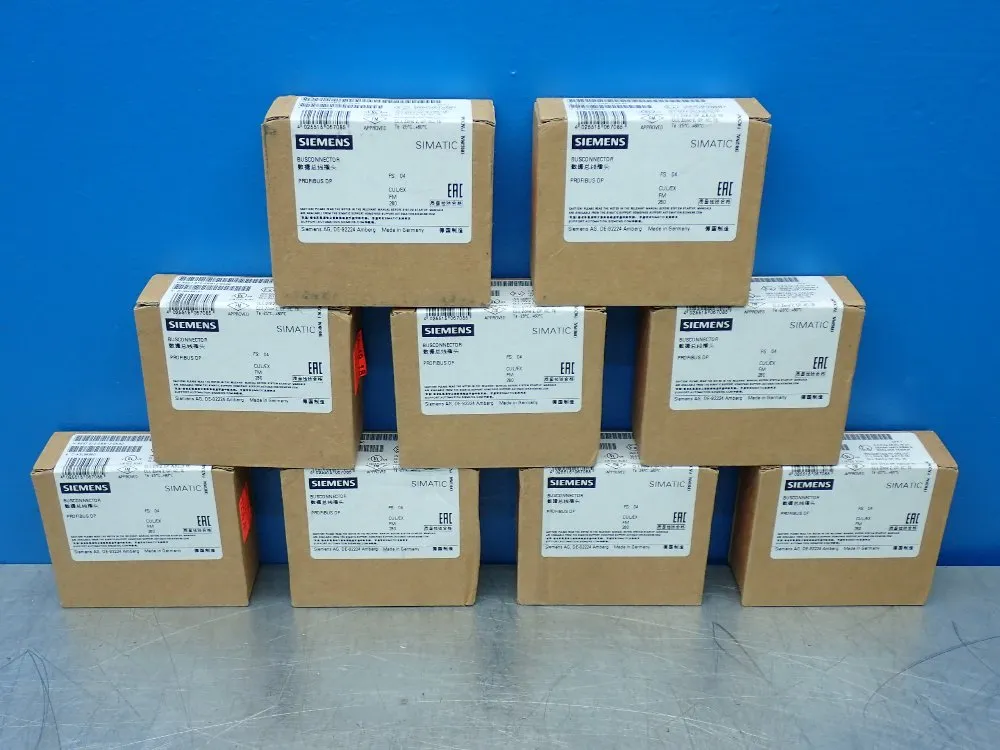 Siemens 9 Simatic Dp Bus Connectors - 6es7 972-0bb12-0xa0