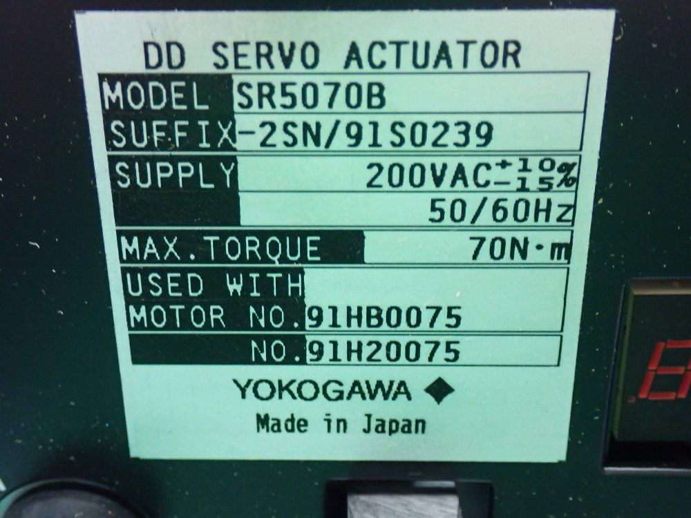 Yokogawa Fineserv Mkii Servo Drive - Sr5070b