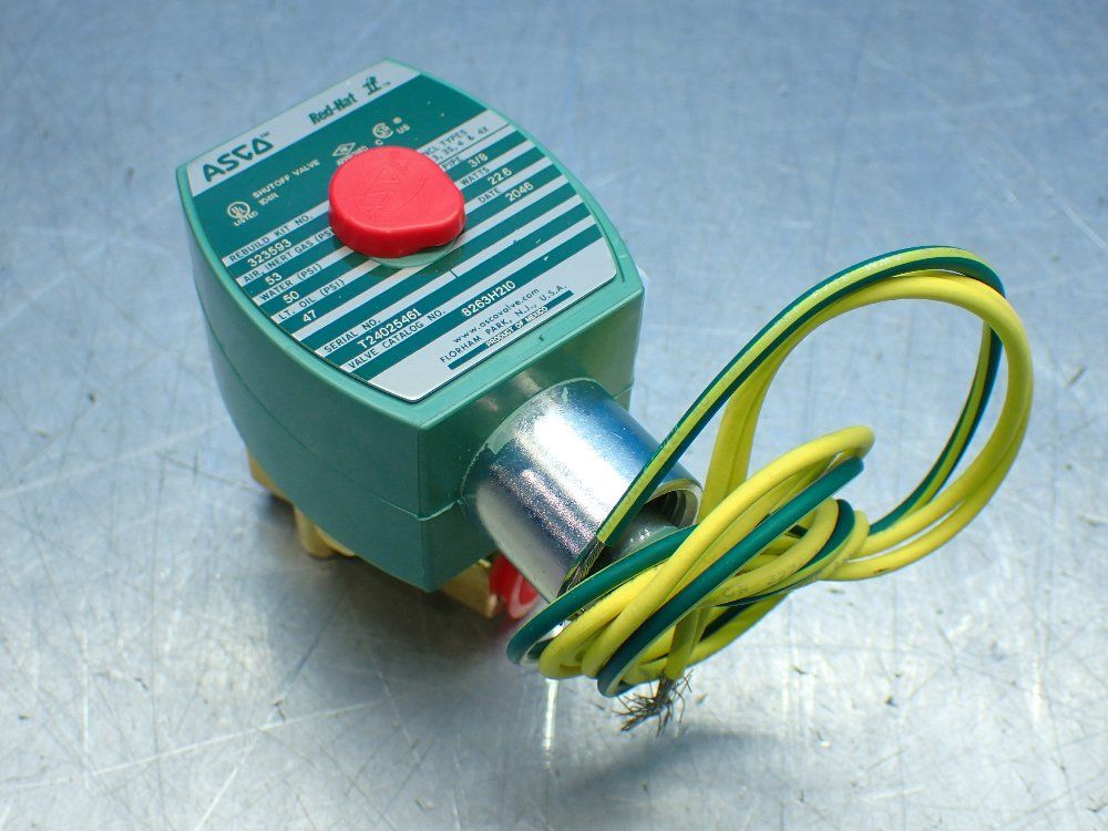 Asco 3/8" Pipe Redhat Solenoid Valve. - Mp-c-103
