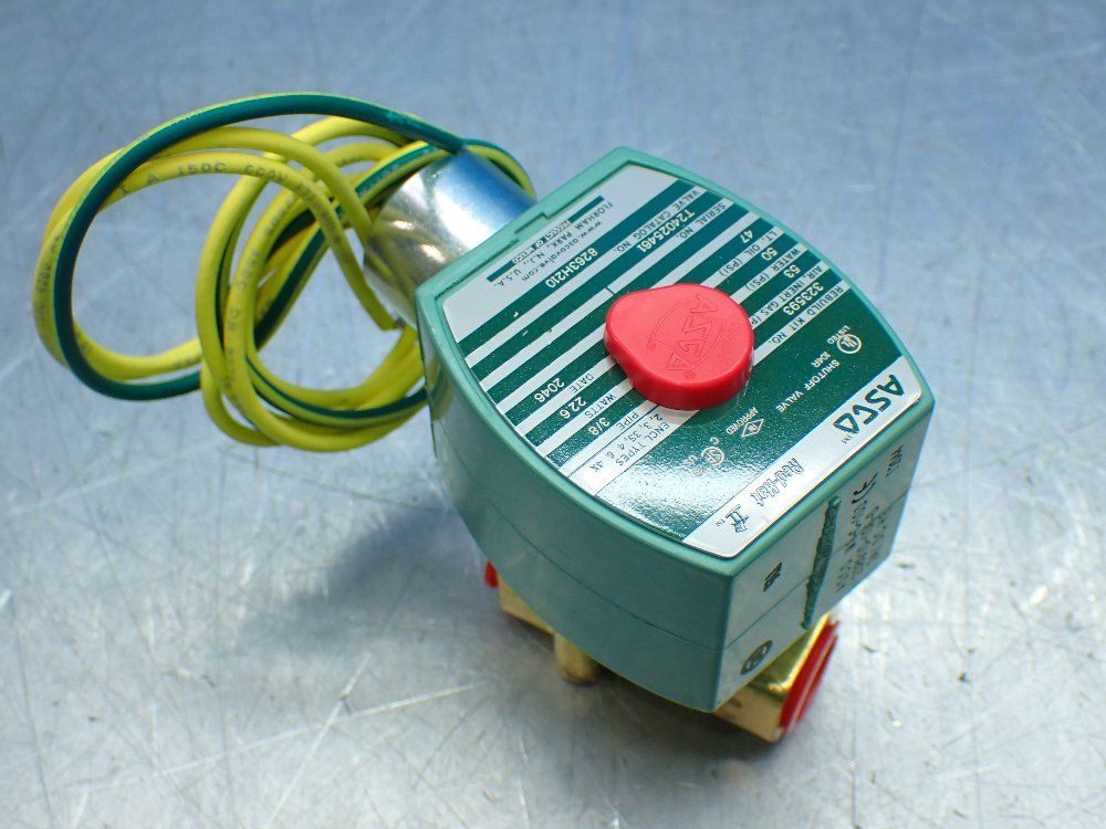 Asco 3/8" Pipe Redhat Solenoid Valve. - Mp-c-103