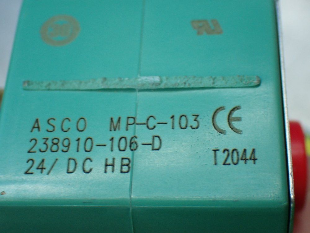 Asco 3/8" Pipe Redhat Solenoid Valve. - Mp-c-103