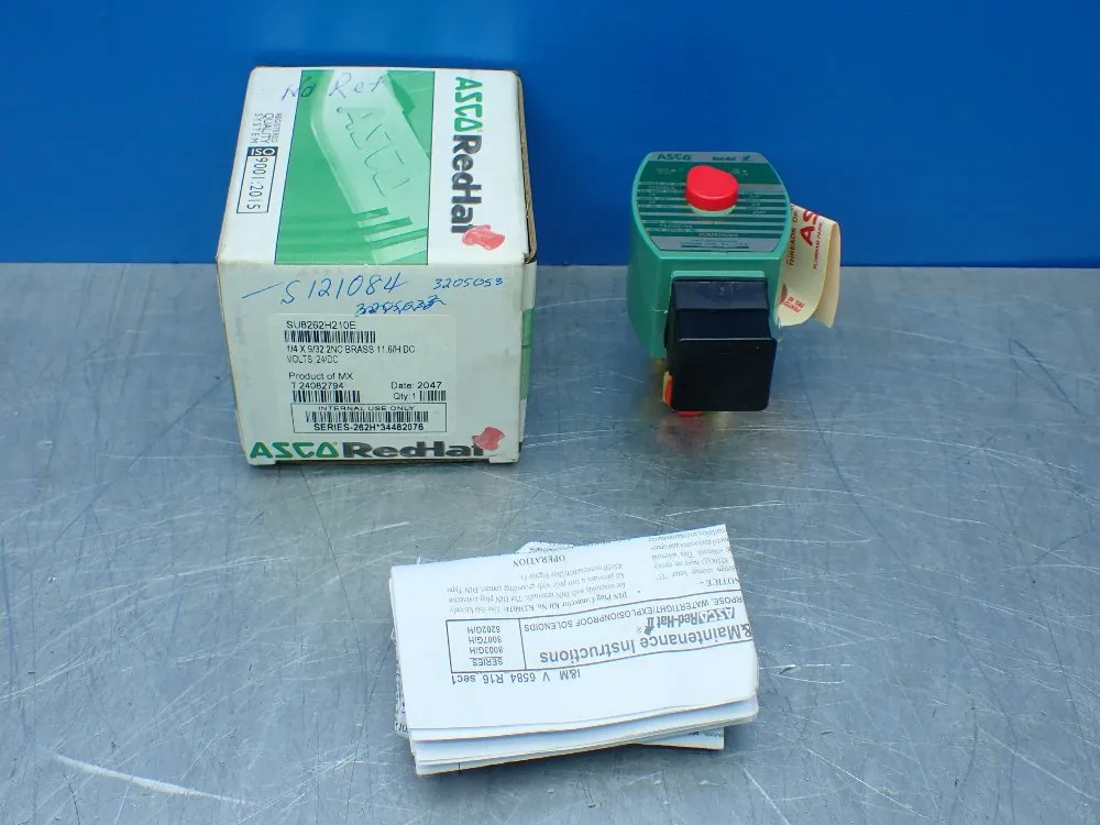 Asco 1/4" Pipe Redhat Solenoid Valve. - Mp-c-087